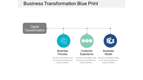 Business Transformation Blue Print Ppt Powerpoint Presentation Infographics Background