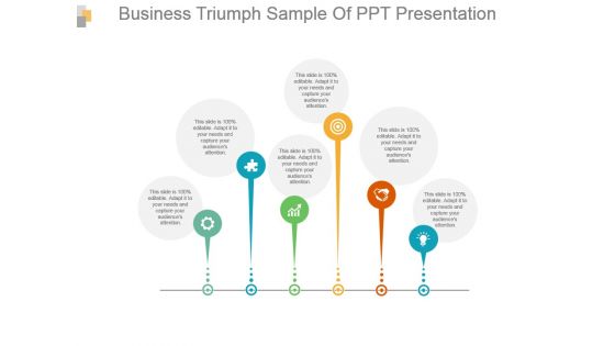 Business Triumph Sample Of Ppt Presentation
