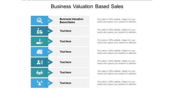 Business Valuation Based Sales Ppt PowerPoint Presentation Infographics Graphics Cpb