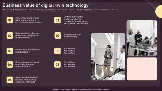 Business Value Of Digital Twin Technology Ppt PowerPoint Presentation File Example PDF Business Value Of Digital Twin Technology Ppt PowerPoint Presentation File Example PDF