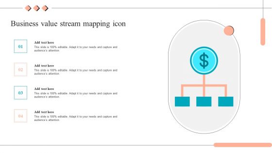 Business Value Stream Mapping Icon Microsoft PDF
