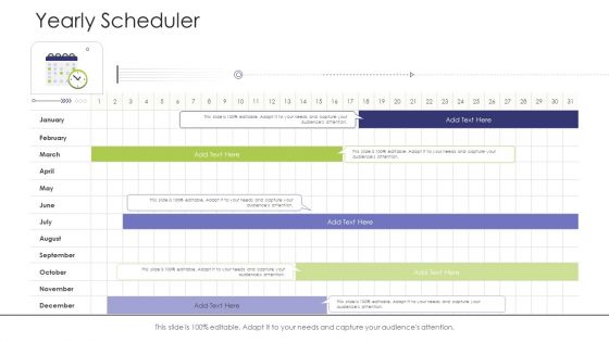 Business Venture Tactical Planning Complete PPT Deck Yearly Scheduler Guidelines PDF