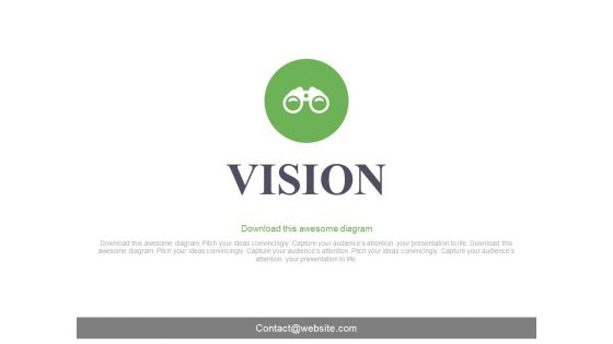 Business Vision Slide For Future Planning Powerpoint Slides
