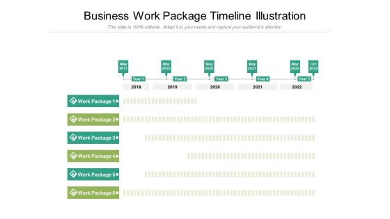 Business Work Package Timeline Illustration Ppt PowerPoint Presentation Gallery Ideas PDF