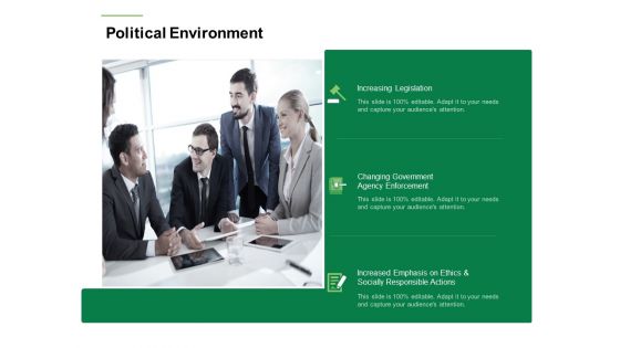 Business Working Condition Political Environment Ppt Ideas Tips PDF