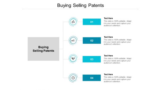 Buying Selling Patents Ppt PowerPoint Presentation Professional Good Cpb