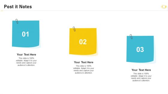 Buzz Marketing Strategies For Brand Promotion Post It Notes Portrait PDF
