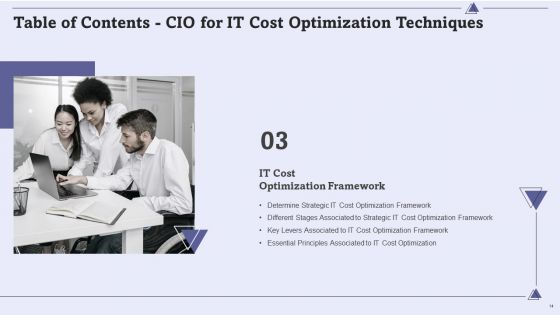 CIO For IT Cost Optimization Techniques Ppt PowerPoint Presentation Complete With Slides