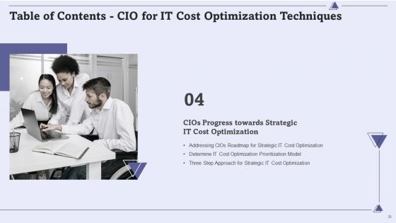 CIO For IT Cost Optimization Techniques Ppt PowerPoint Presentation Complete With Slides