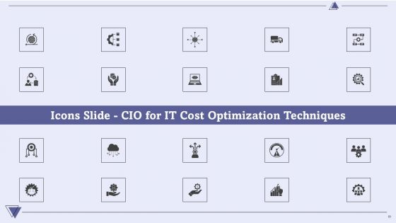 CIO For IT Cost Optimization Techniques Ppt PowerPoint Presentation Complete With Slides