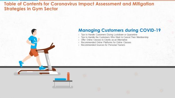 COVID 19 Impact Evaluation And Mitigation Strategies On Gym Industry Ppt PowerPoint Presentation Complete Deck With Slides