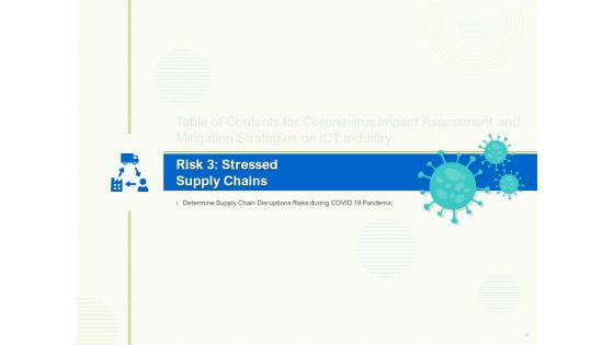 COVID 19 Risk Analysis And Mitigation Policies For Information And Communications Technology Sector Ppt Complete Deck With Slides