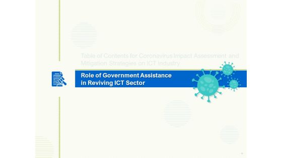 COVID 19 Risk Analysis And Mitigation Policies For Information And Communications Technology Sector Ppt Complete Deck With Slides