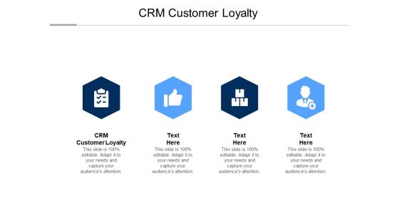CRM Customer Loyalty Ppt PowerPoint Presentation Model Background Images Cpb