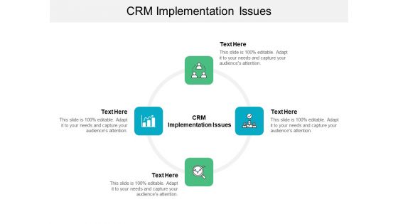 CRM Implementation Issues Ppt PowerPoint Presentation Styles Information Cpb