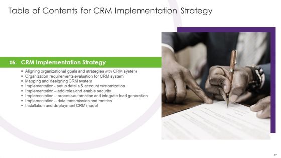 CRM Implementation Strategy Ppt PowerPoint Presentation Complete Deck With Slides