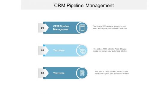 CRM Pipeline Management Ppt PowerPoint Presentation Templates Cpb
