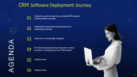 CRM Software Deployment Journey Ppt PowerPoint Presentation Complete Deck With Slides
