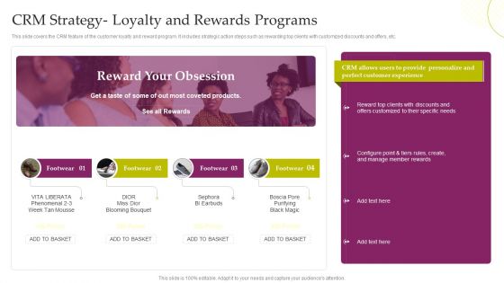 CRM System Deployment Plan CRM Strategy Loyalty And Rewards Programs Download PDF