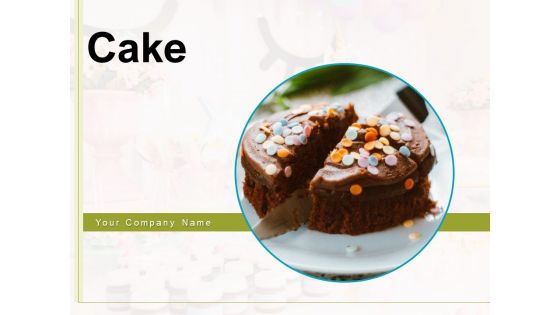Cake Including Brownie Enjoying Brownie Ppt PowerPoint Presentation Complete Deck
