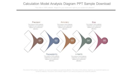 Calculation Model Analysis Diagram Ppt Sample Download