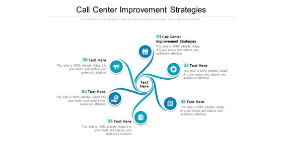Call Center Improvement Strategies Ppt PowerPoint Presentation Inspiration Mockup Cpb