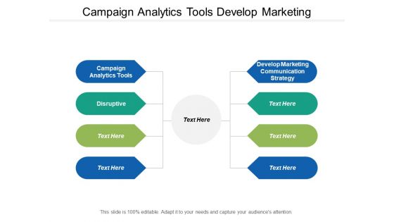 Campaign Analytics Tools Develop Marketing Communication Strategy Disruptive Ppt PowerPoint Presentation Summary Maker