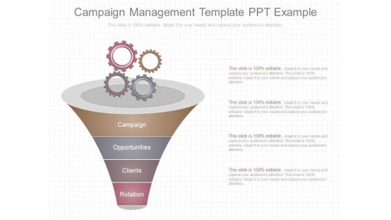 Campaign Management Template Ppt Example