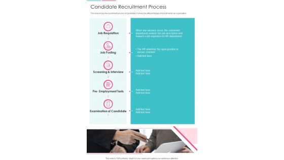 Candidate Recruitment Process One Pager Documents