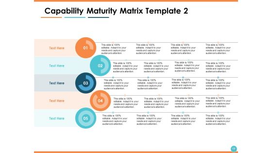 Capability Maturity Matrix CMM Ppt PowerPoint Presentation Show Information