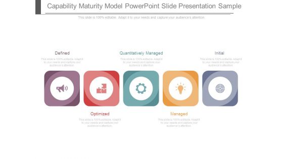 Capability Maturity Model Powerpoint Slide Presentation Sample