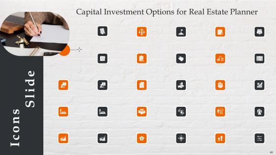 Capital Investment Options For Real Estate Planner Ppt PowerPoint Presentation Complete Deck With Slides