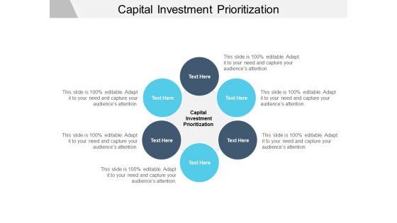 Capital Investment Prioritization Ppt PowerPoint Presentation File Background Image Cpb
