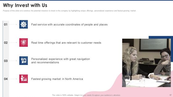 Capital Raising Pitch Presentation For Location Based Services Application Ppt PowerPoint Presentation Complete Deck With Slides