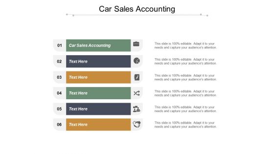 Car Sales Accounting Ppt PowerPoint Presentation Infographic Template Visual Aids Cpb