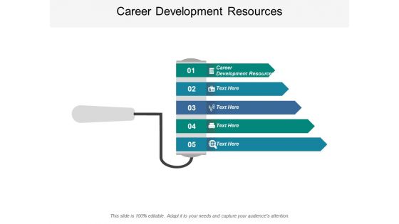 Career Development Resources Ppt PowerPoint Presentation Inspiration Icons Cpb