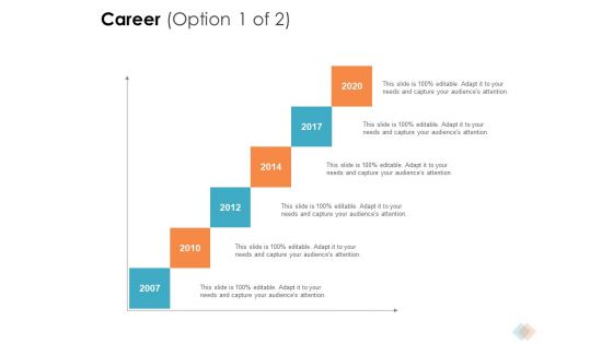 Career Optio 2017 To 2020 Ppt PowerPoint Presentation Show Vector Career Optio 2017 To 2020 Ppt PowerPoint Presentation Show Vector