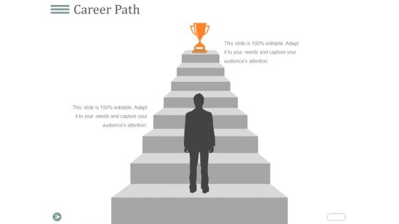 Career Path Template 2 Ppt PowerPoint Presentation Outline Example Topics