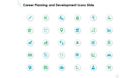 Career Planning And Development Icons Slide Growth Ppt PowerPoint Presentation Infographics Tips