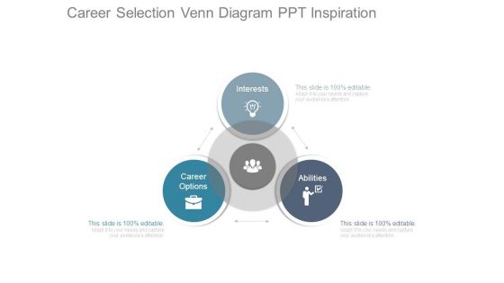 Career Selection Venn Diagram Ppt Inspiration