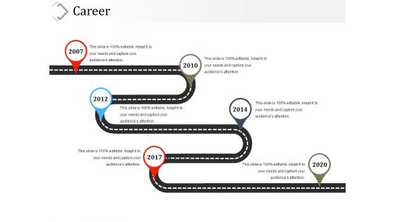 Career Template 1 Ppt PowerPoint Presentation Icon Visual Aids