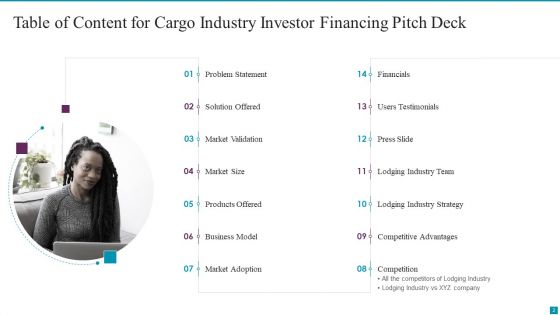Cargo Industry Investor Financing Pitch Deck Ppt PowerPoint Presentation Complete Deck With Slides