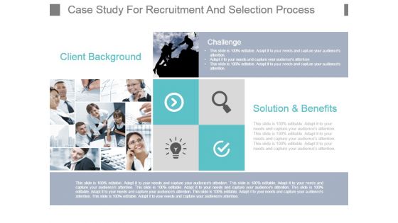 Case Study For Recruitment And Selection Process Powerpoint Images