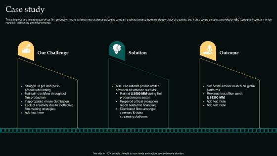 Case Study Movie Editing Company Outline Guidelines PDF Case Study Movie Editing Company Outline Guidelines PDF