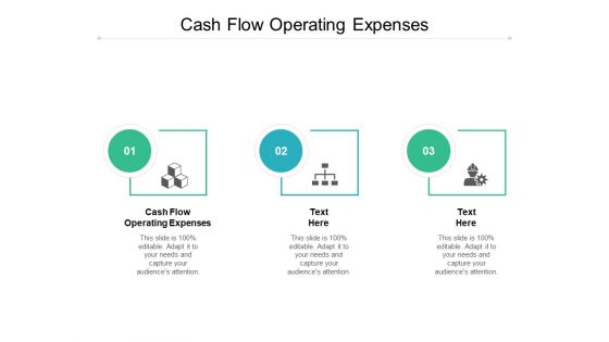 Cash Flow Operating Expenses Ppt PowerPoint Presentation Visual Aids Deck Cpb