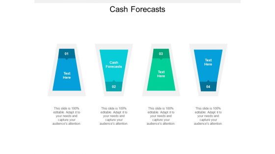 Cash Forecasts Ppt PowerPoint Presentation Model Icon Cpb