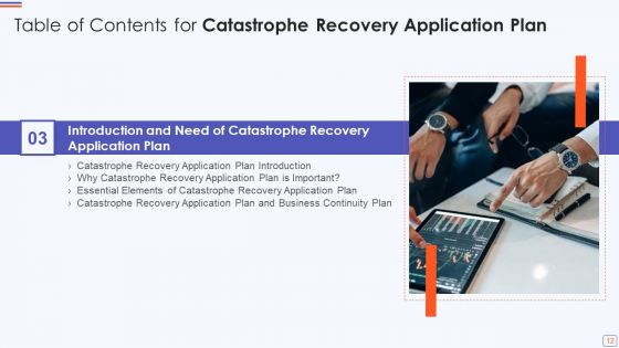 Catastrophe Recovery Application Plan Ppt PowerPoint Presentation Complete Deck With Slides
