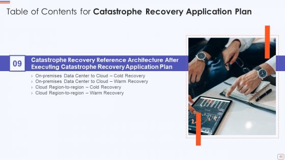 Catastrophe Recovery Application Plan Ppt PowerPoint Presentation Complete Deck With Slides
