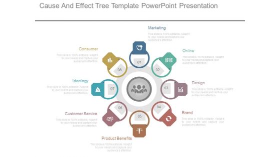 Cause And Effect Tree Template Powerpoint Presentation