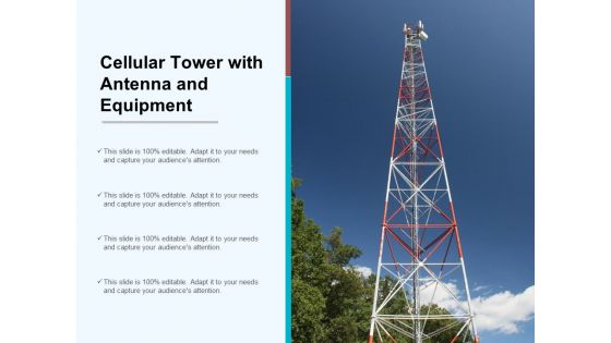 Cellular Tower With Antenna And Equipment Ppt PowerPoint Presentation Summary Design Inspiration